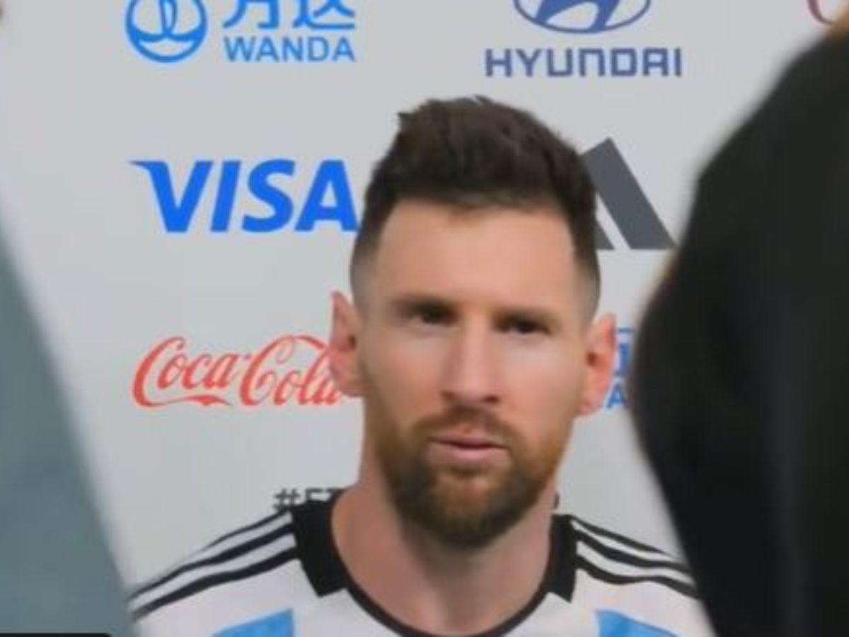 “¿Qué mirás, bobo?”: FIFA revela imágenes inéditas del enfado de Messi en Qatar 2022