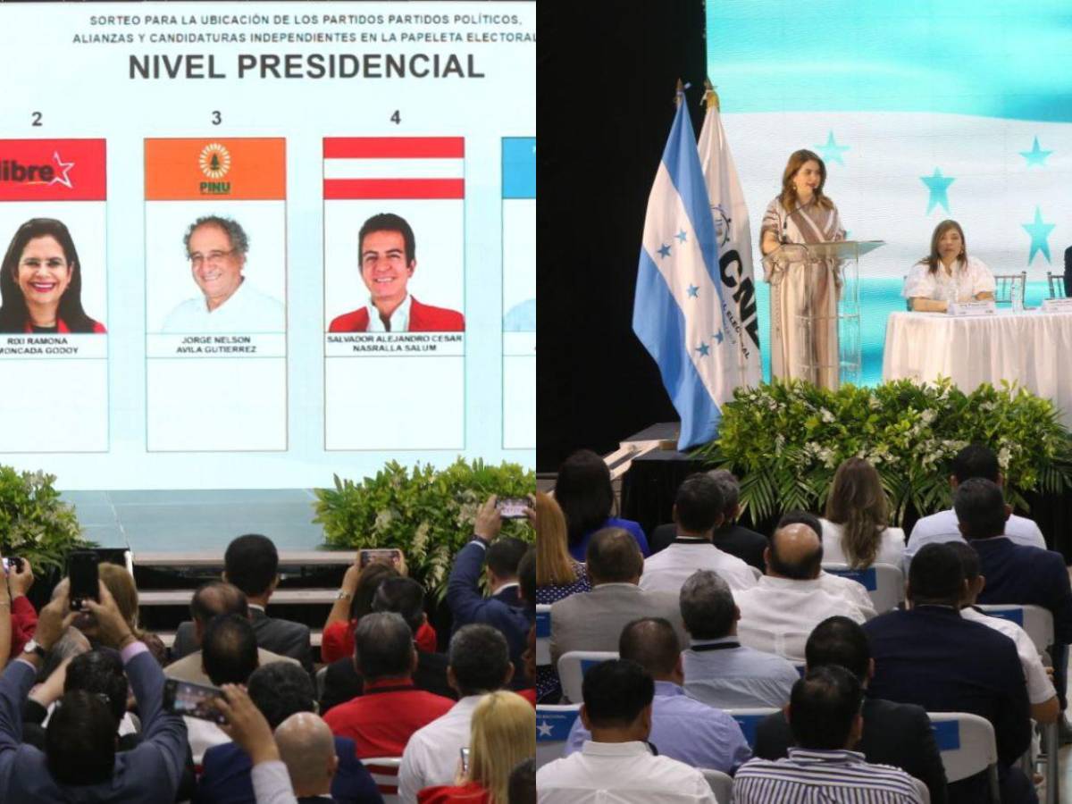 Así se llevó a cabo el sorteo de posiciones electorales ¿Cómo quedó la papeleta?