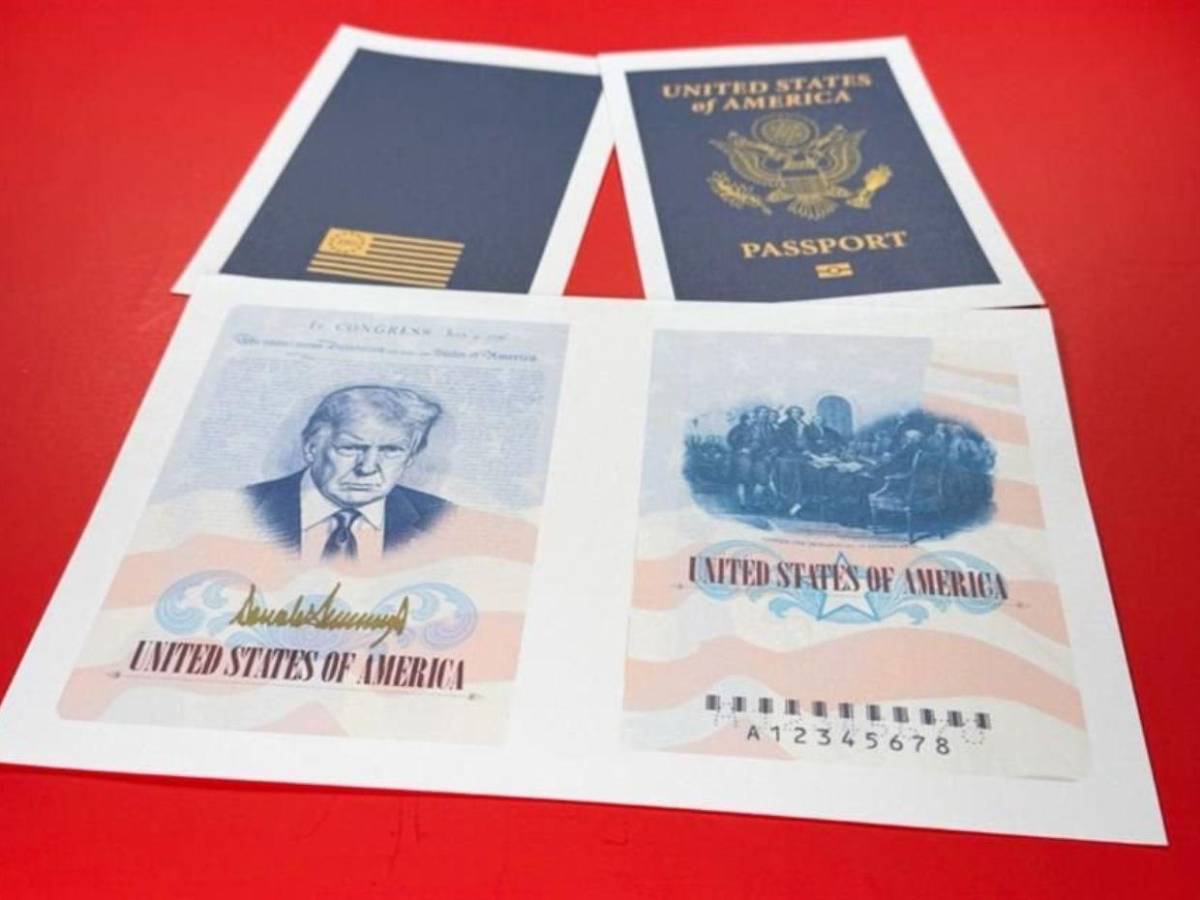 Con el rostro de Trump: así lucirá  la nueva edición del pasaporte de EE UU a partir del 8 de agosto