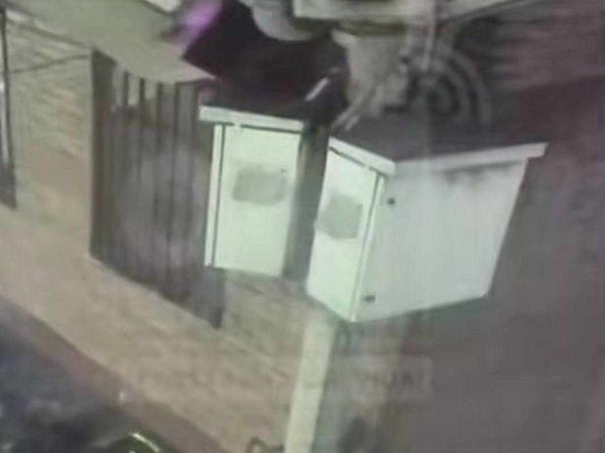 Cuadro a cuadro: Así fue como sujetos dañaron cámaras del 911 en Sipile; uno fue capturado