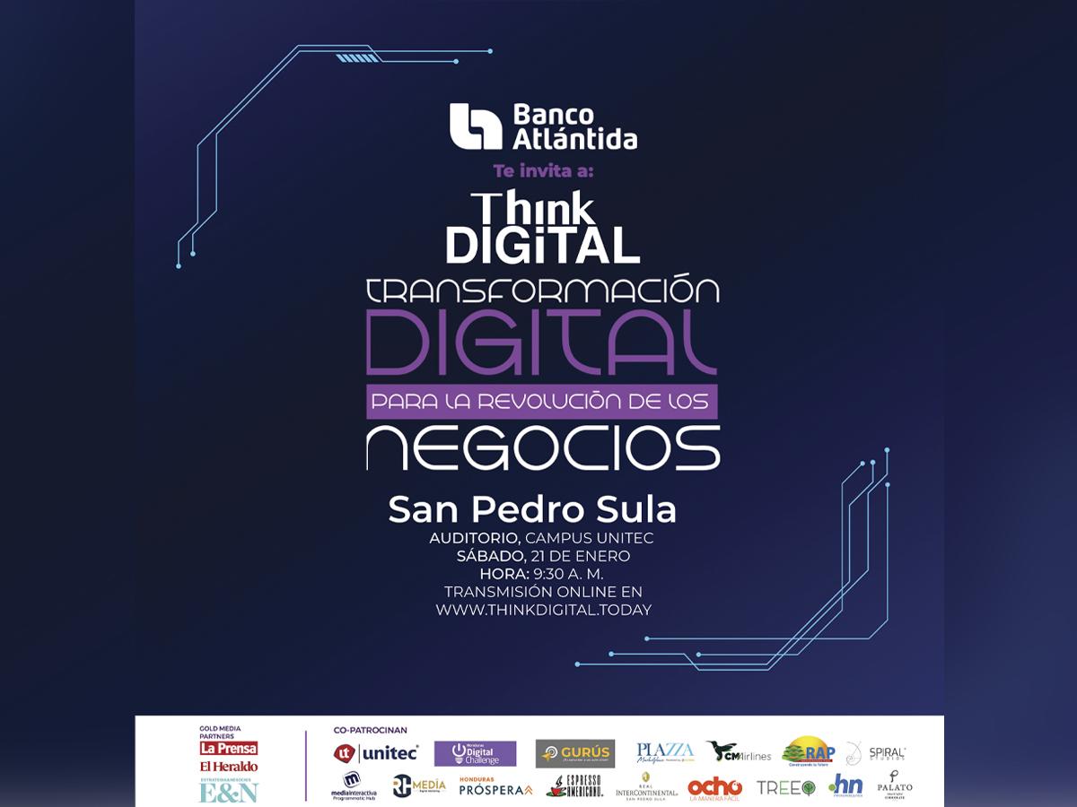 Banco Atlántida presenta la decimosegunda edición del evento Think Digital Today