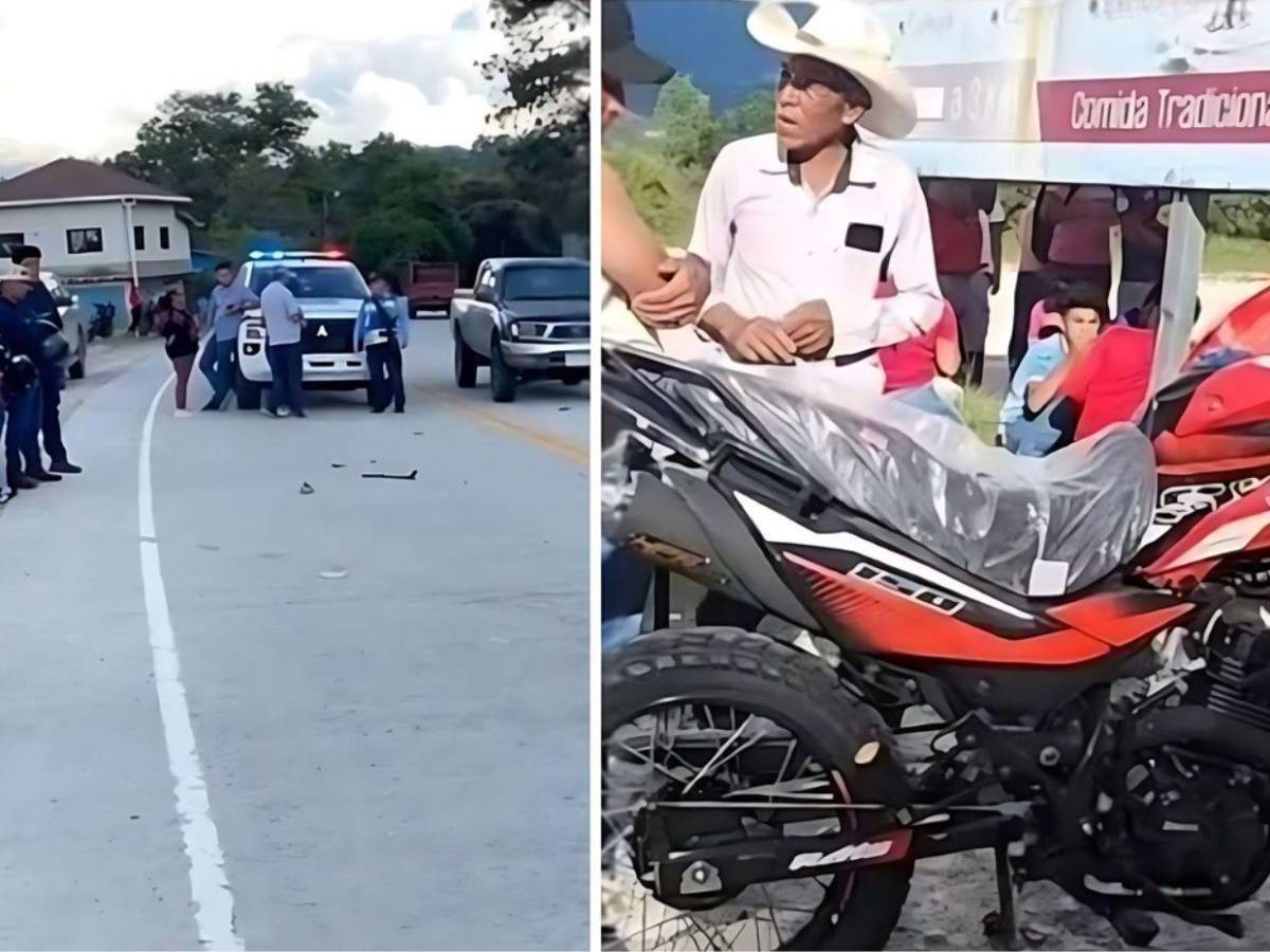 Misael López compró su moto y minutos después murió tras accidentarse en Lempira