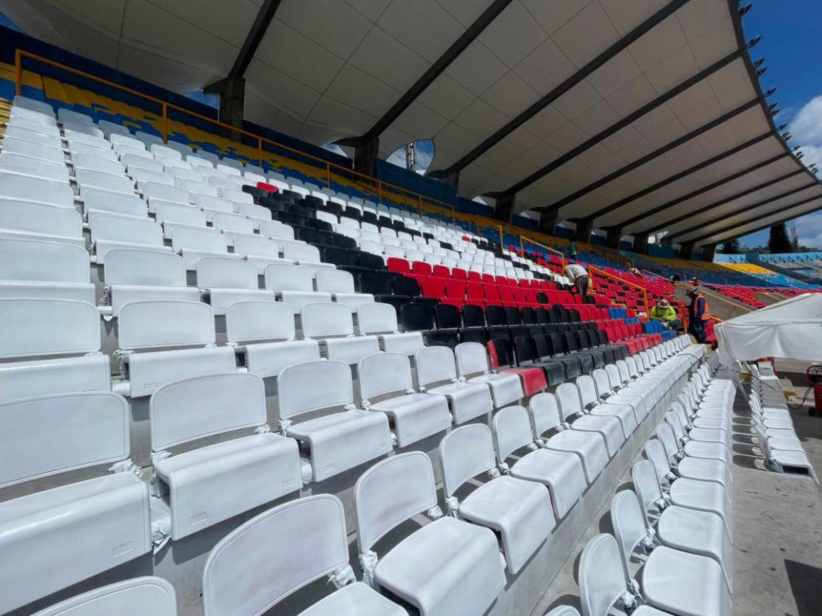 Gobierno de Xiomara Castro lo había dejado así: Condepor hace cambios en el Estadio Nacional