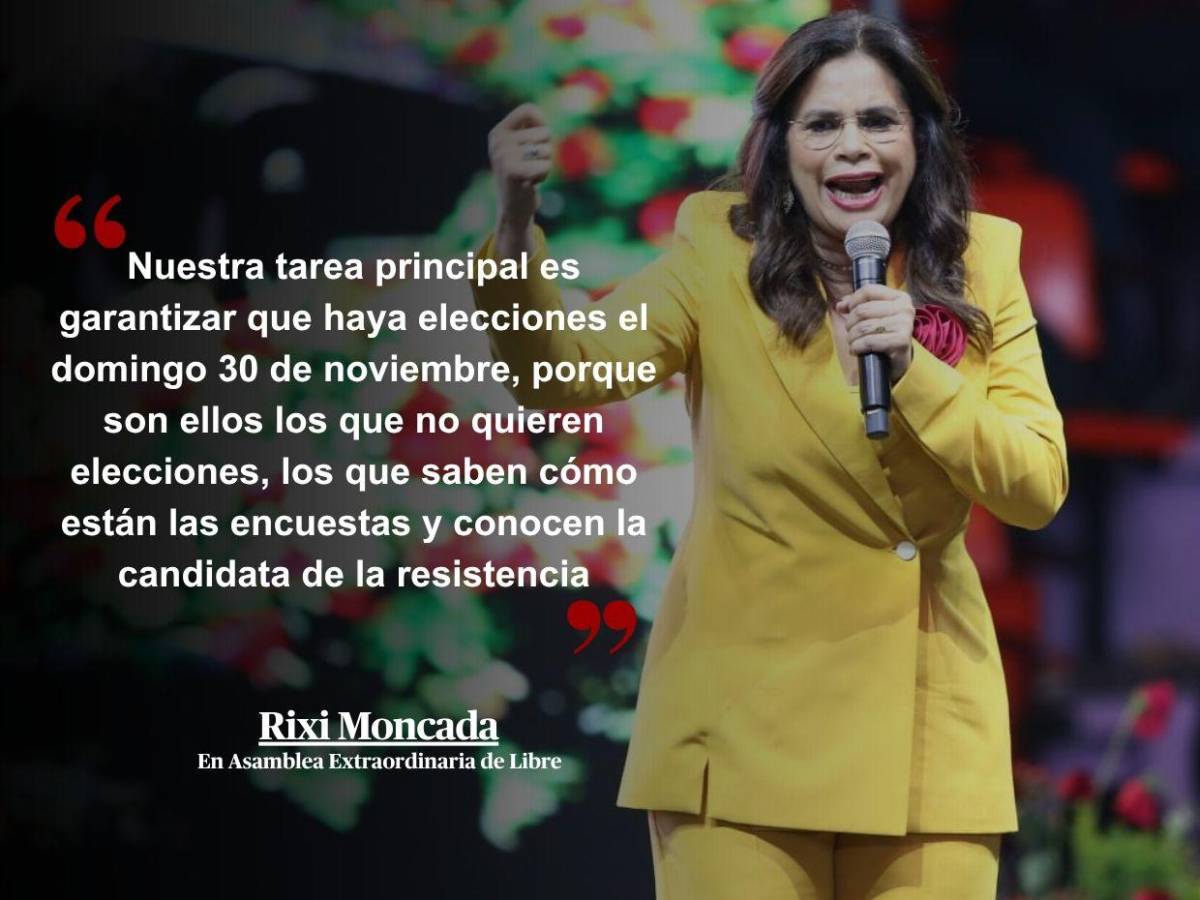 “Soy del pueblo, soy justicia”: 33 frases de Rixi Moncada en asamblea de Libre rumbo a las generales “Soy del pueblo, soy justicia”: 33 frases de Rixi Moncada en asamblea de Libre rumbo a las generales