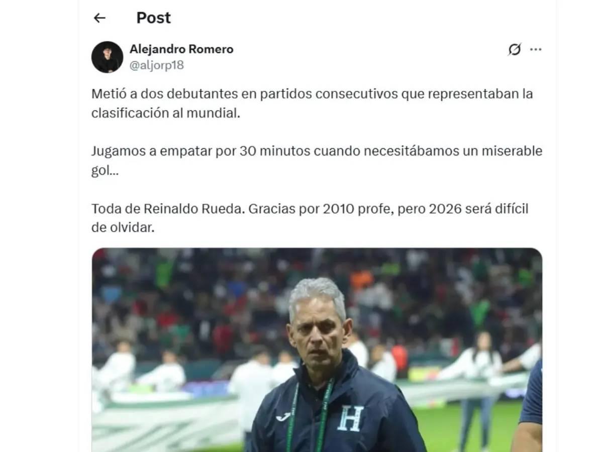 Lo que dicen los medios y periodistas tras fracaso de selección de Honduras