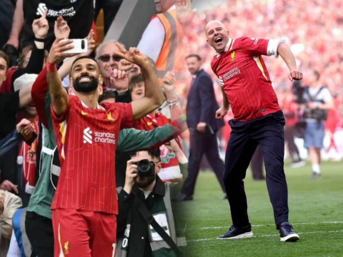 Festejo son copa: Así celebró Liverpool el coronarse campeón de Premier League