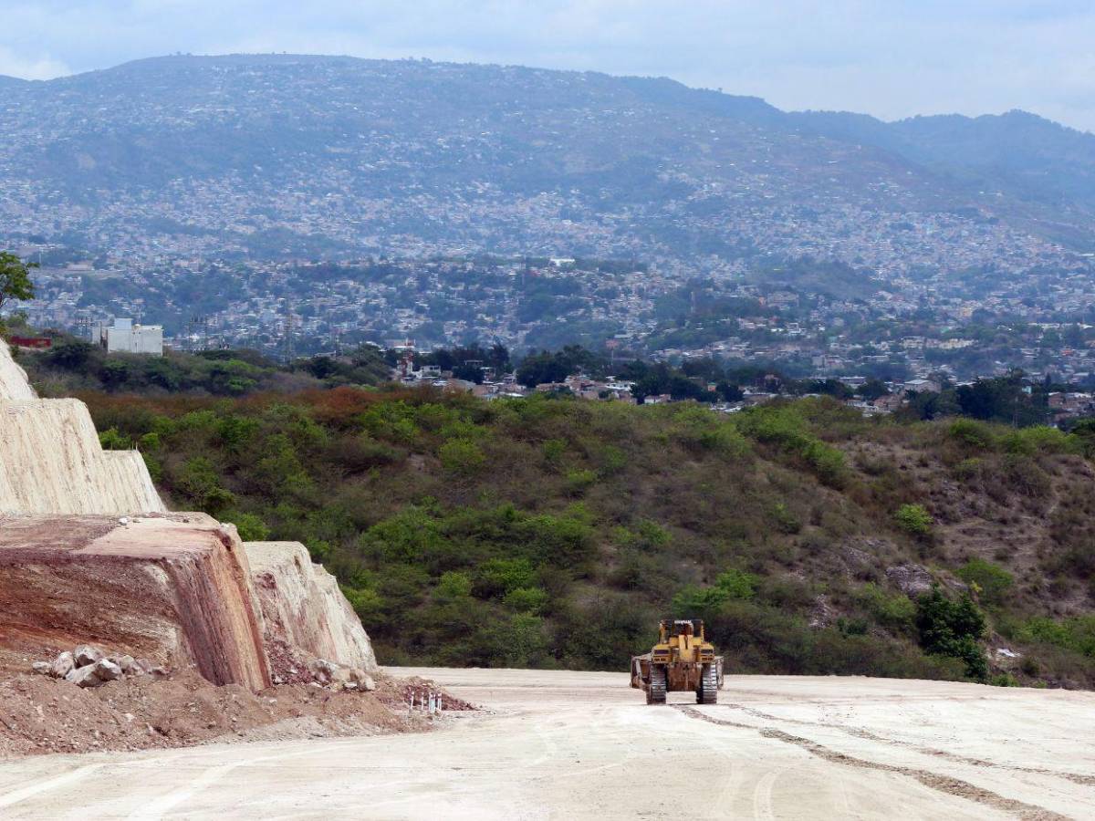 Así avanza el libramiento al sur de Tegucigalpa: obra alcanza un 8% de ejecución