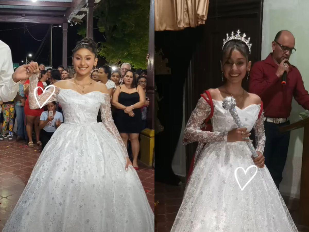 Murió carbonizada en su casa: Momento en que Jancy España se coronó como reina de Nueva Armenia