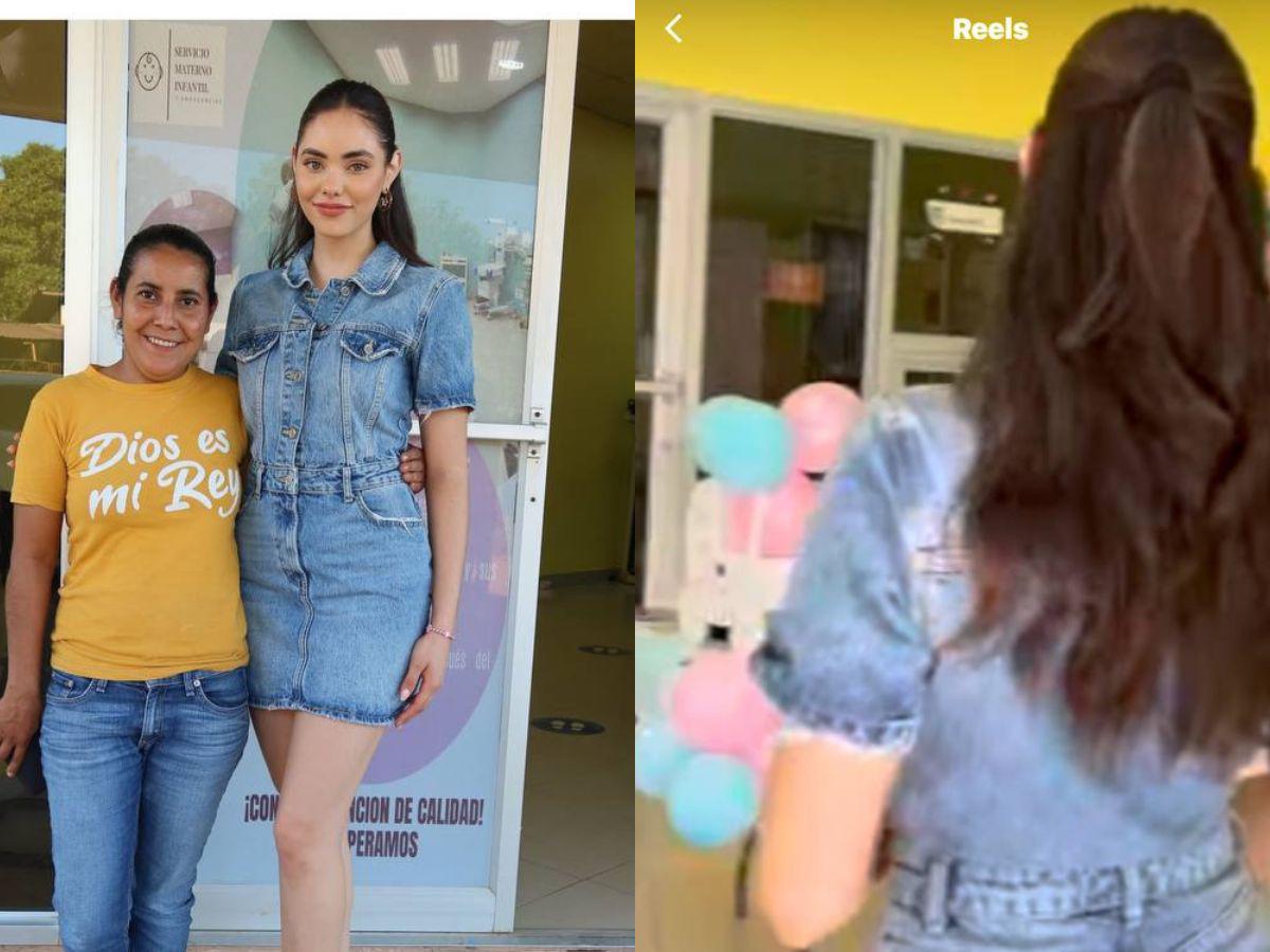 Más que belleza: Haley Amaya, la modelo hondureña que sorprendió a futuras madres en un hospital