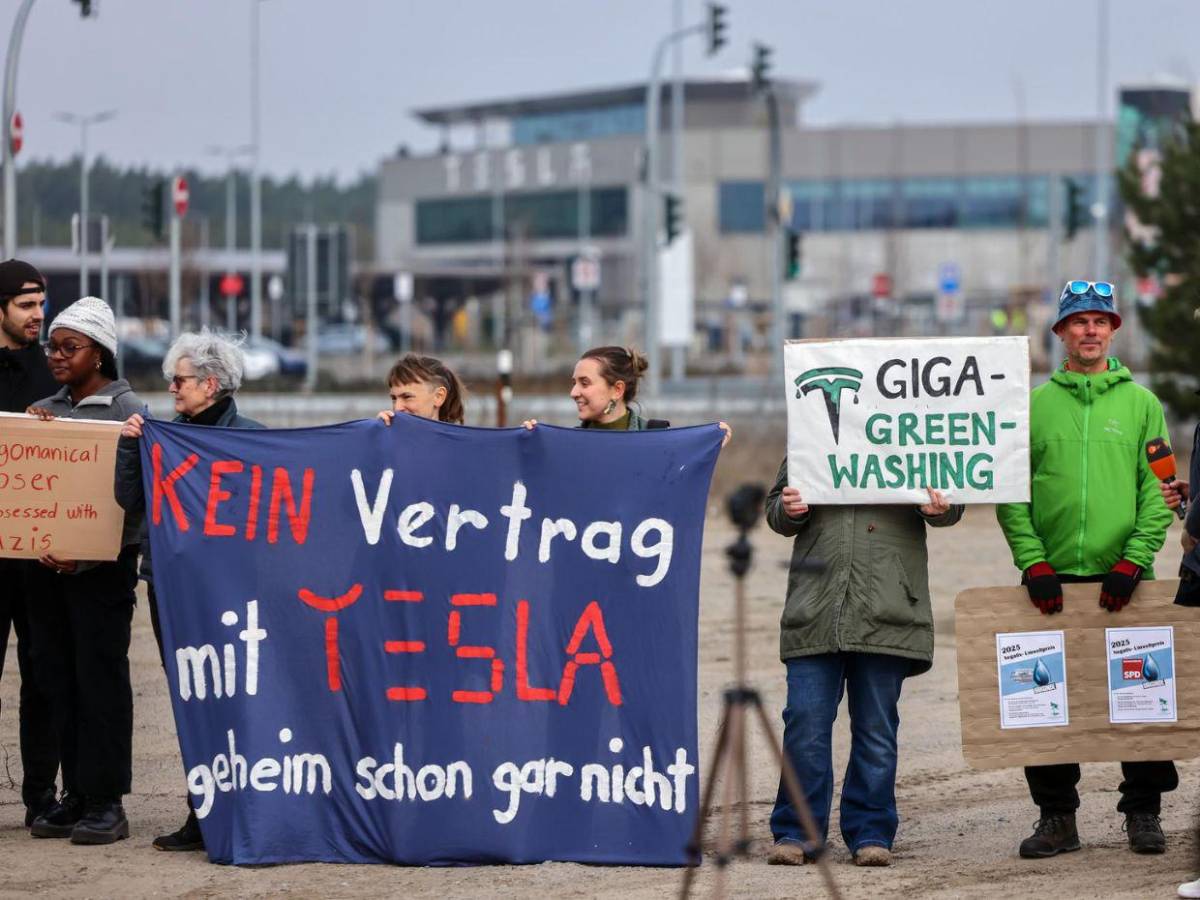 Día de protesta global contra Musk: Europa contra Tesla