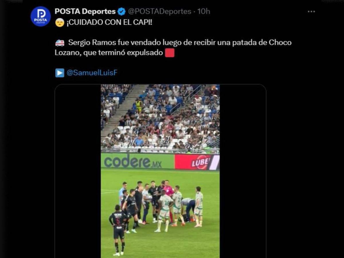 ¿Qué dijo Sergio Ramos? Críticas al Choco Lozano tras el golpe al español que significó la roja