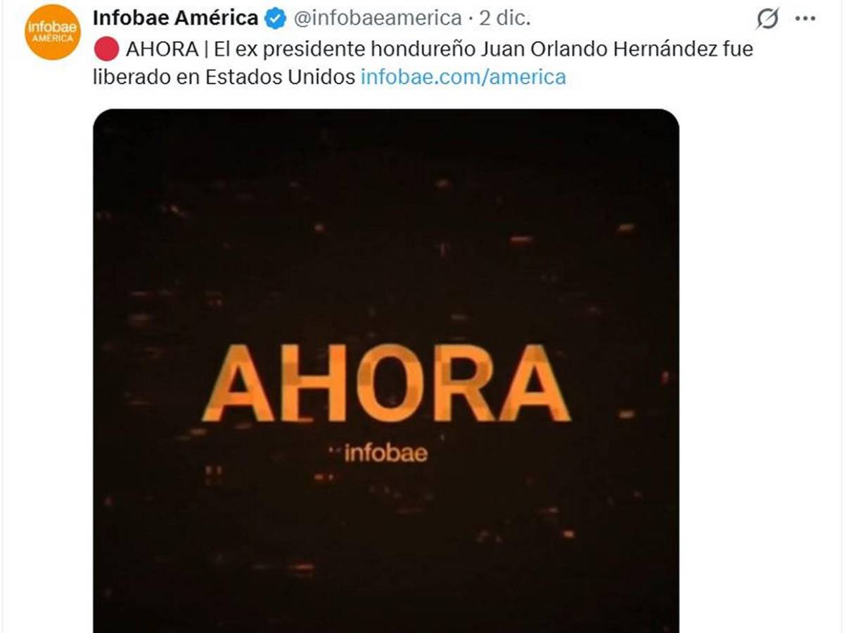 Ha quedado en libertad: Así informa el mundo que Juan Orlando Hernández salió de prisión