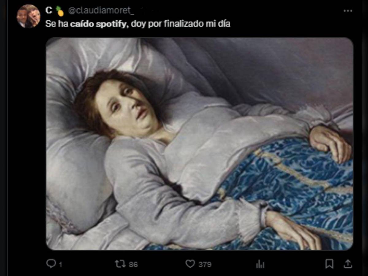 Usuarios reaccionan con memes a la caída de Spotify: Aquí los mejores Usuarios reaccionan con memes a la caída de Spotify: Aquí los mejores
