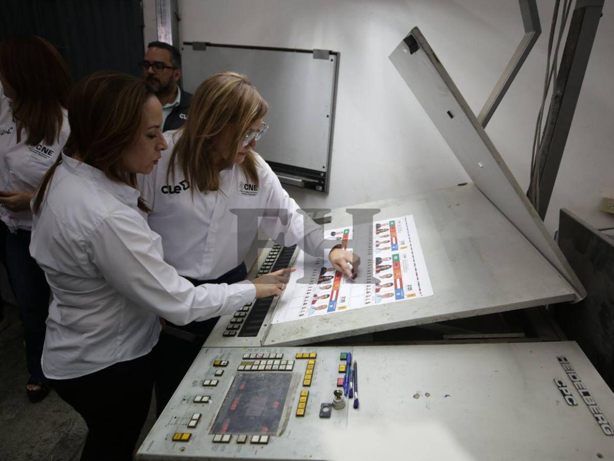 Así luce la papeleta con la que Honduras elegirá nuevo gobierno este 30 de noviembre