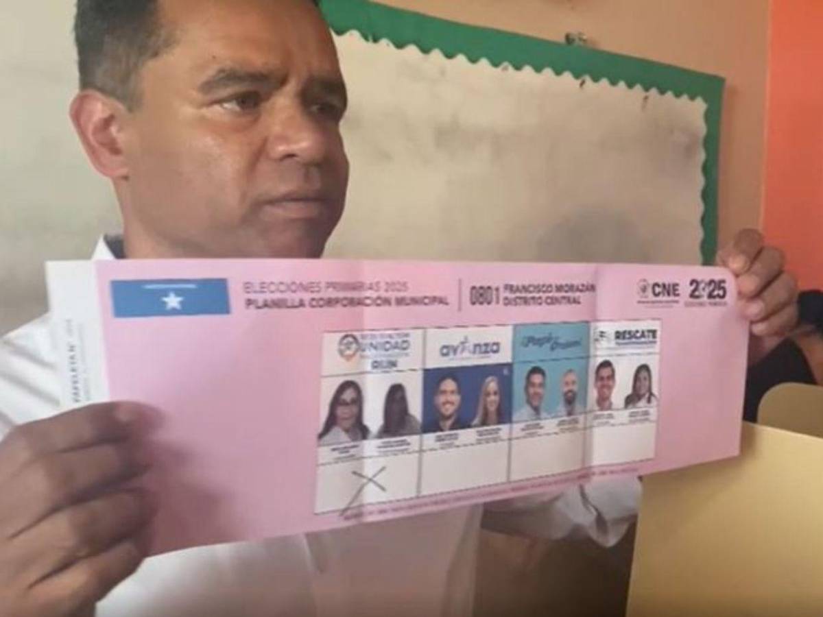 Precandidatos presidenciales ejercieron su voto en las primarias en Honduras