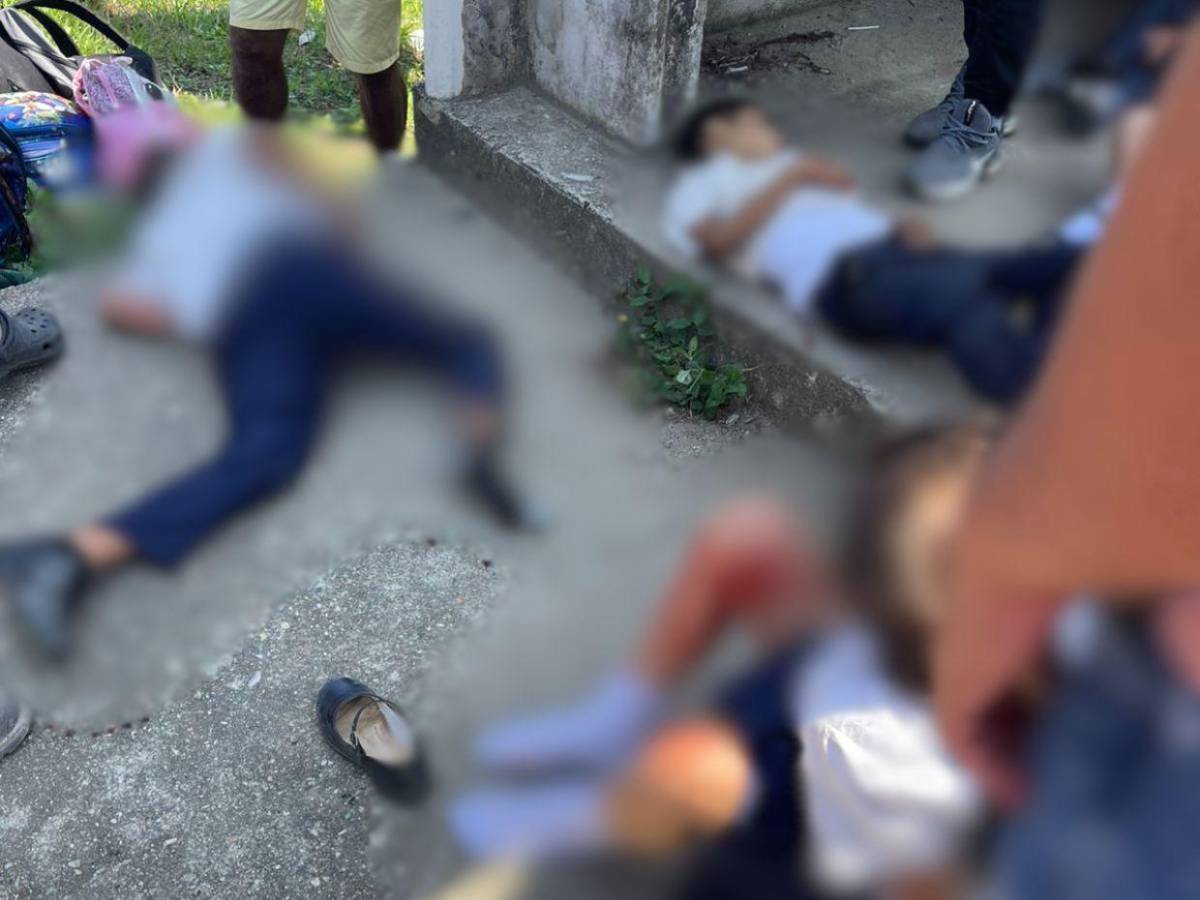 Regresaban de la escuela: un  niño muerto y seis heridos deja colisión en Omoa