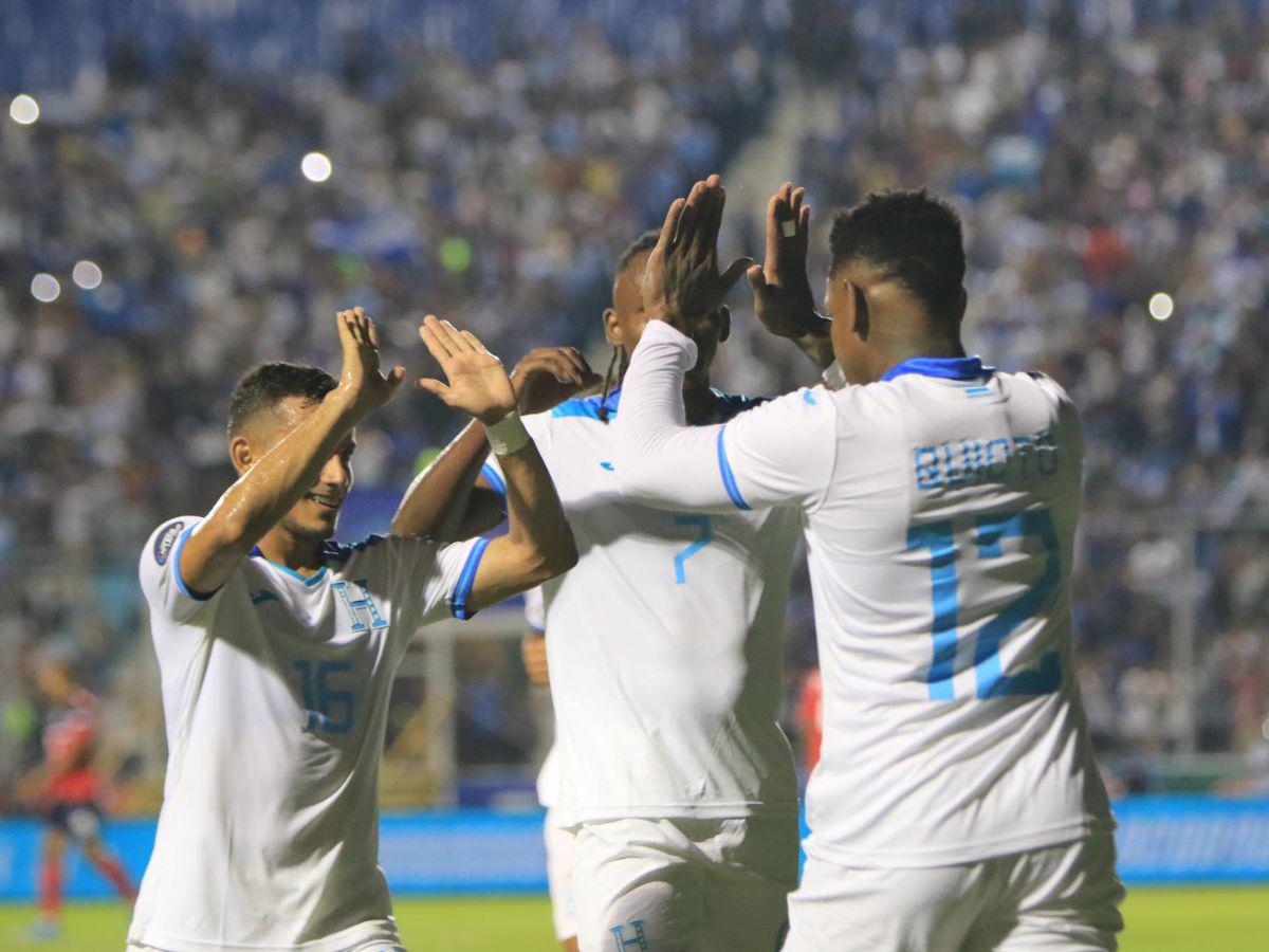 ¡A cuartos de final! En una gran noche, Honduras cumple la tarea goleando 4-0 a Cuba