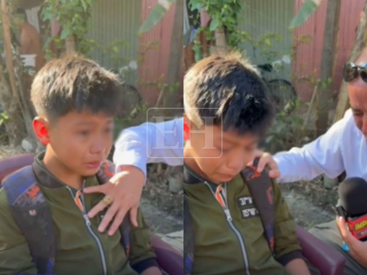 Creo que se durmió: Kenneth, niño que vio morir a su mamá y hermano en Potrerillos