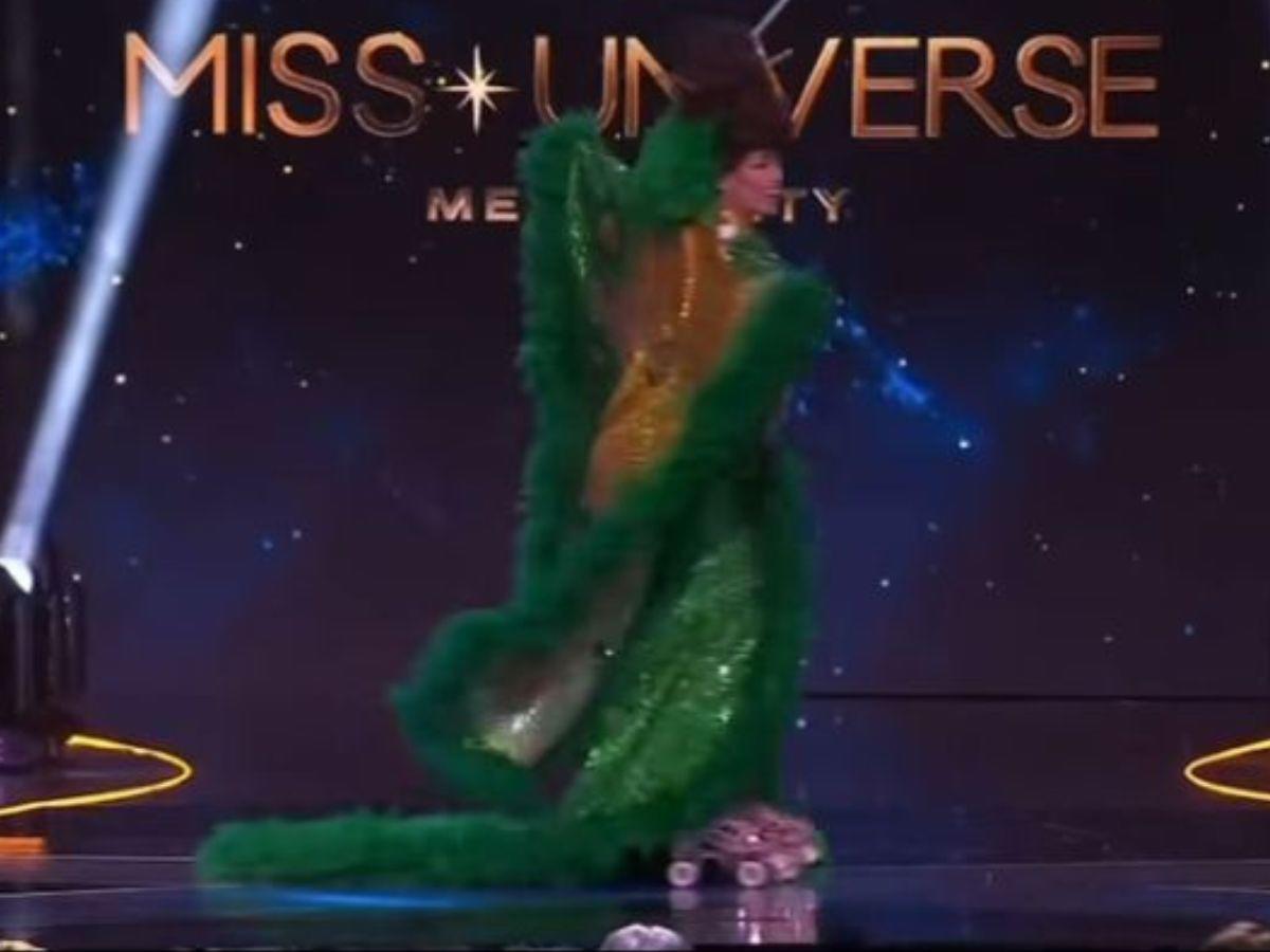 Miss Japón, la candidata que salió patinando en la preliminar del Miss Universo 2024