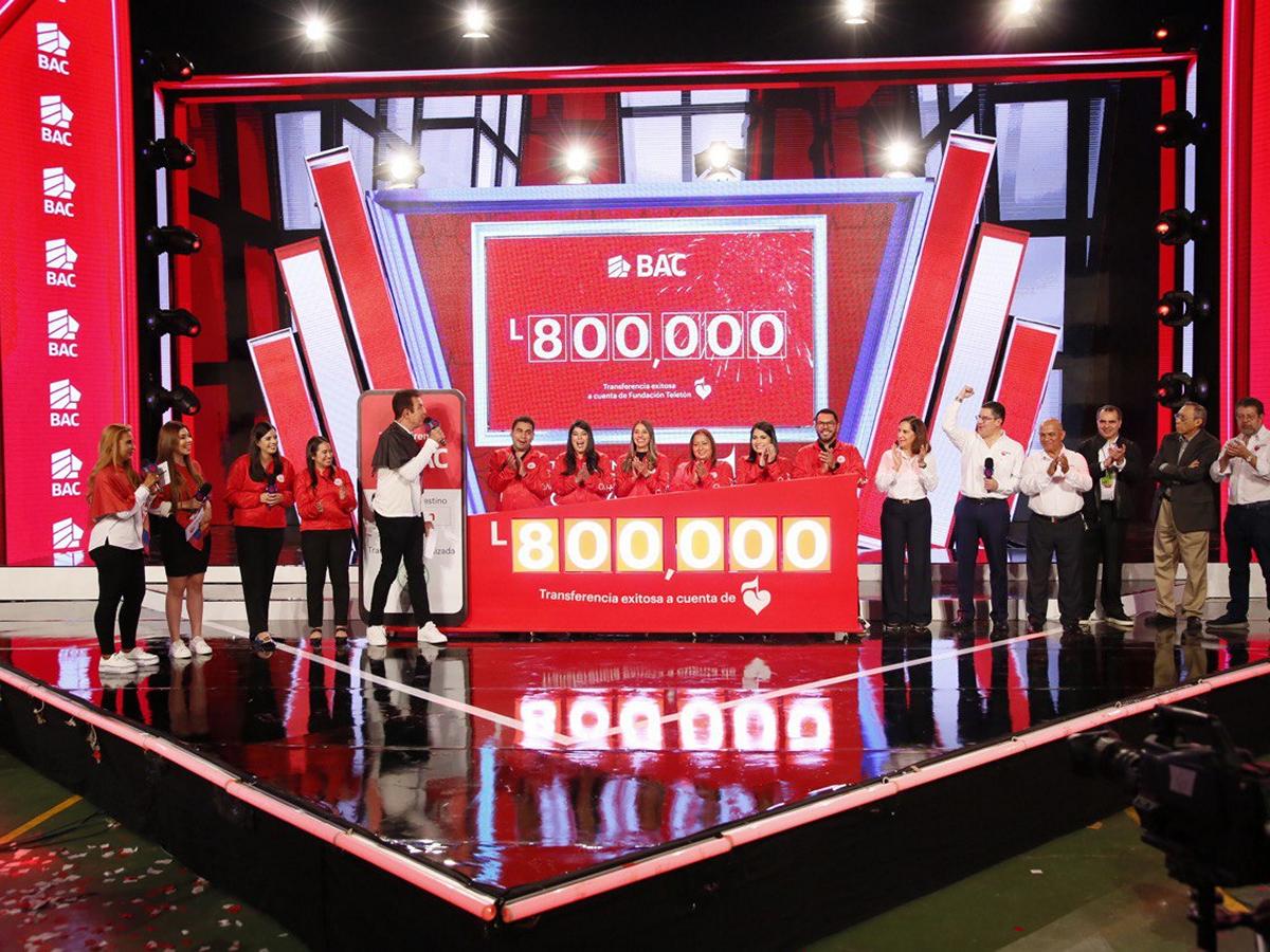 BAC fue uno de los primeros en decir presente a Teletón 2023 con un donativo de 800 mil lempiras.