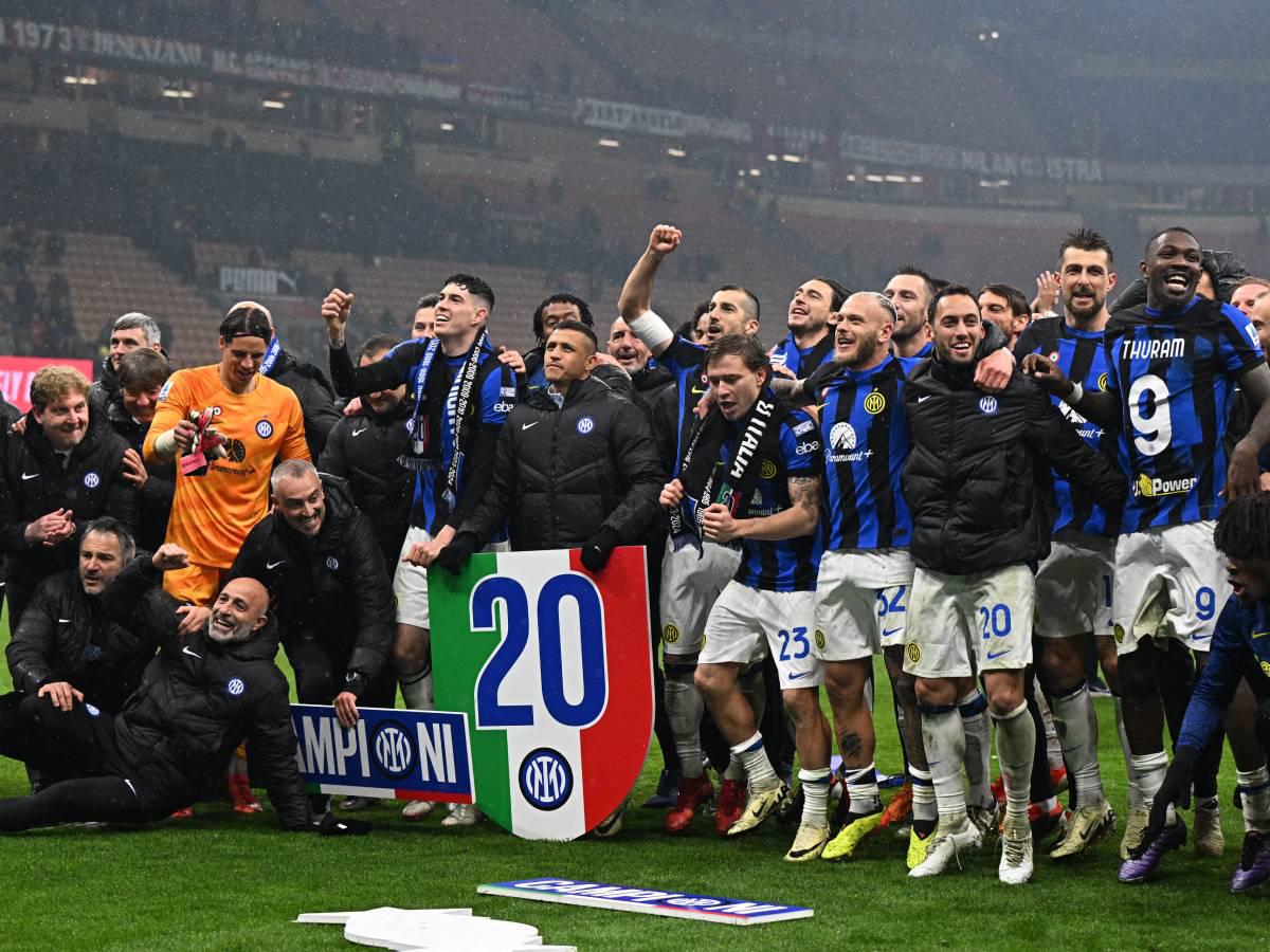 Inter de Milán se corona campeón de la Serie A en la cara del AC Milán