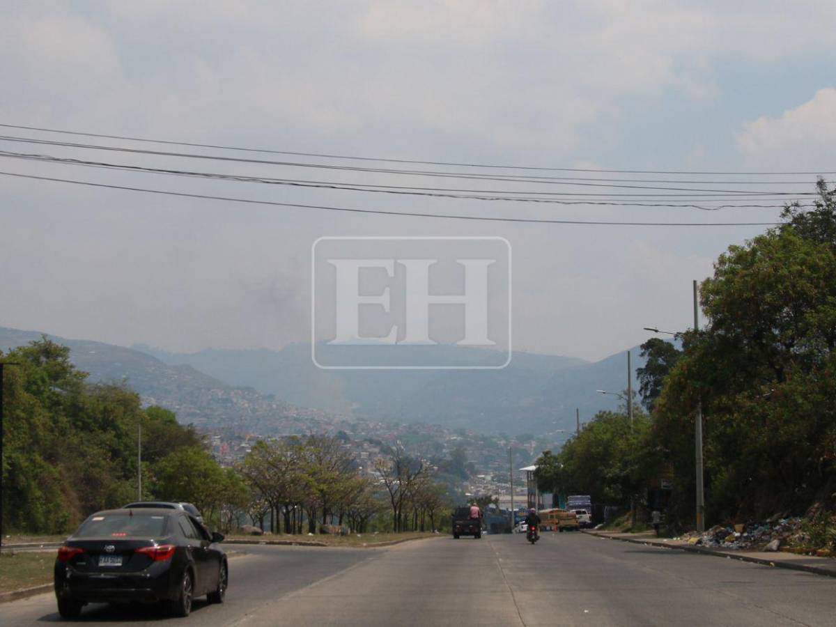 Llena de densa bruma: así luce la capital hondureña