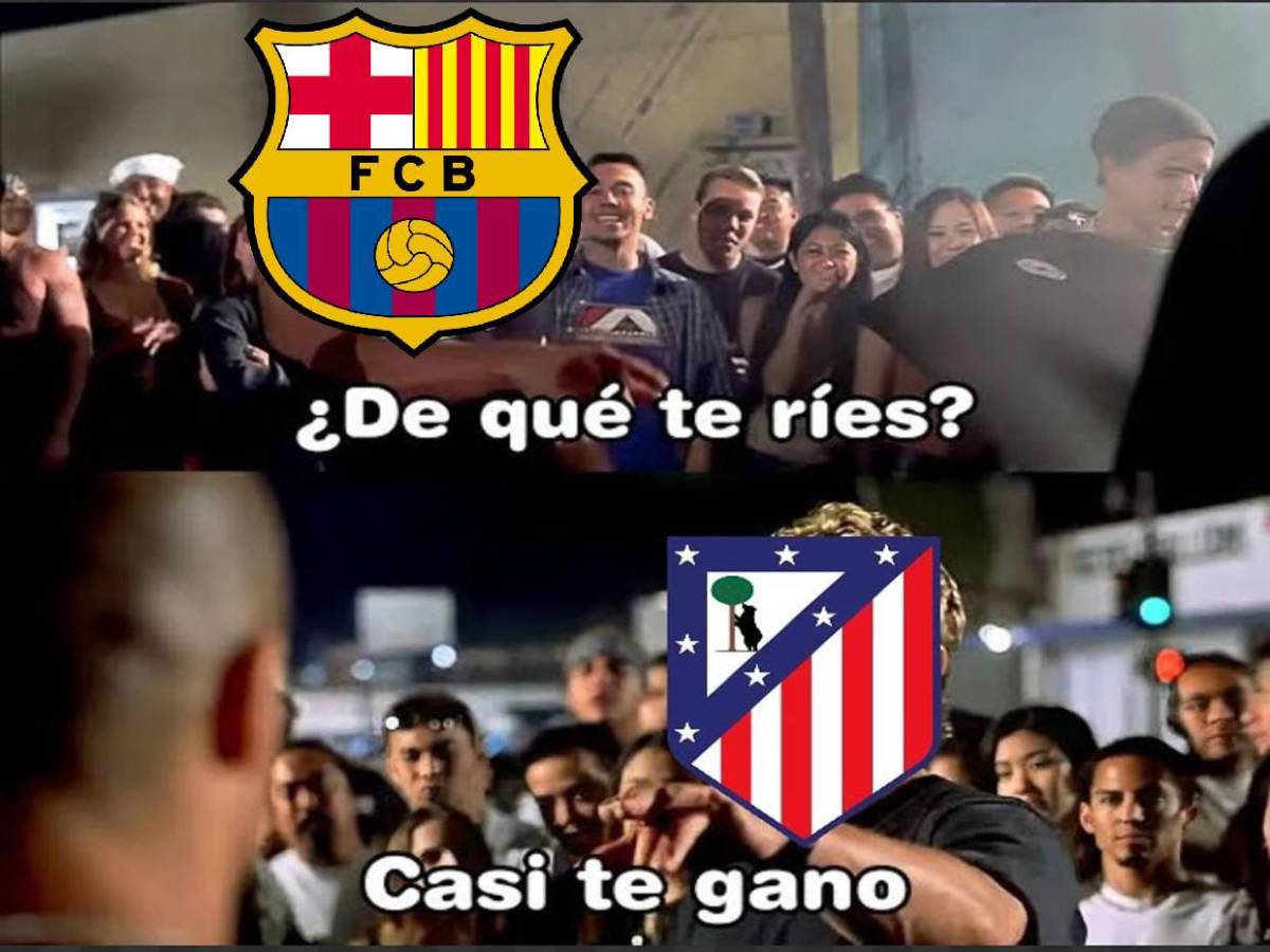 ¡Lleno de burlas! Los mejores memes que dejó la goleada del Barcelona ante Atlético de Madrid