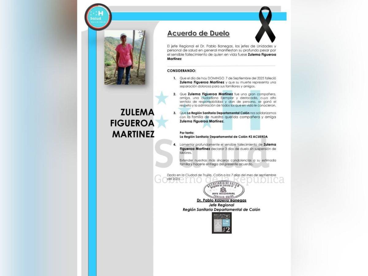 Zulema Figueroa, enfermera que murió atropellada en medio de piques en Colón