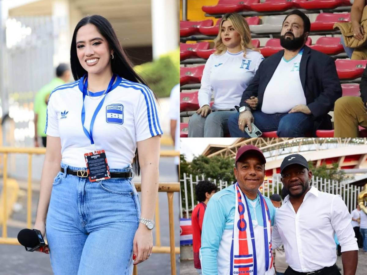 Luis Redondo llegó acompañado y Miss Honduras destaca: Personalidades en el Costa Rica vs Honduras
