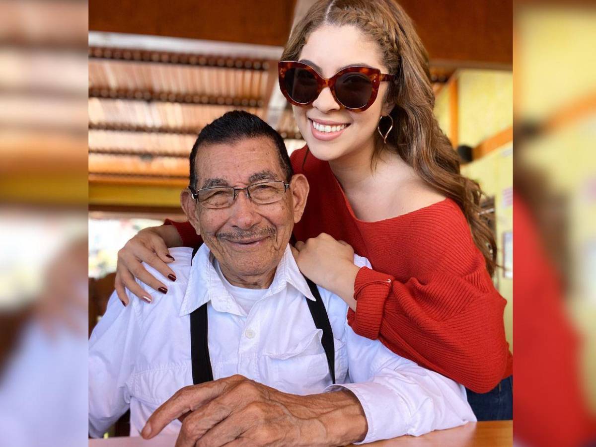 Laura Meza lamenta la muerte de su abuelo, el periodista Leónidas Meza Recarte