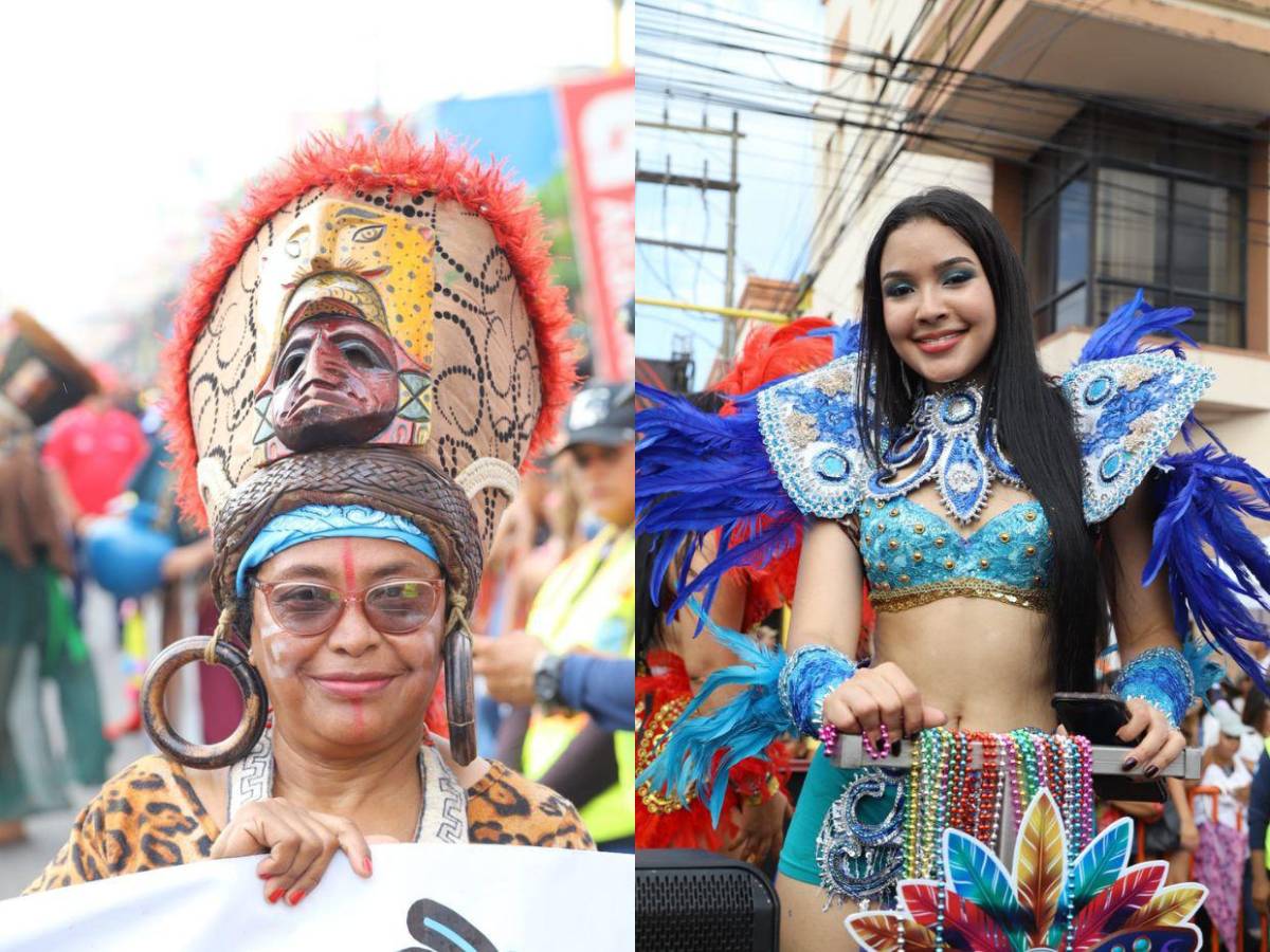 Color, alegría y belleza en el Carnaval Internacional de La Ceiba 2025