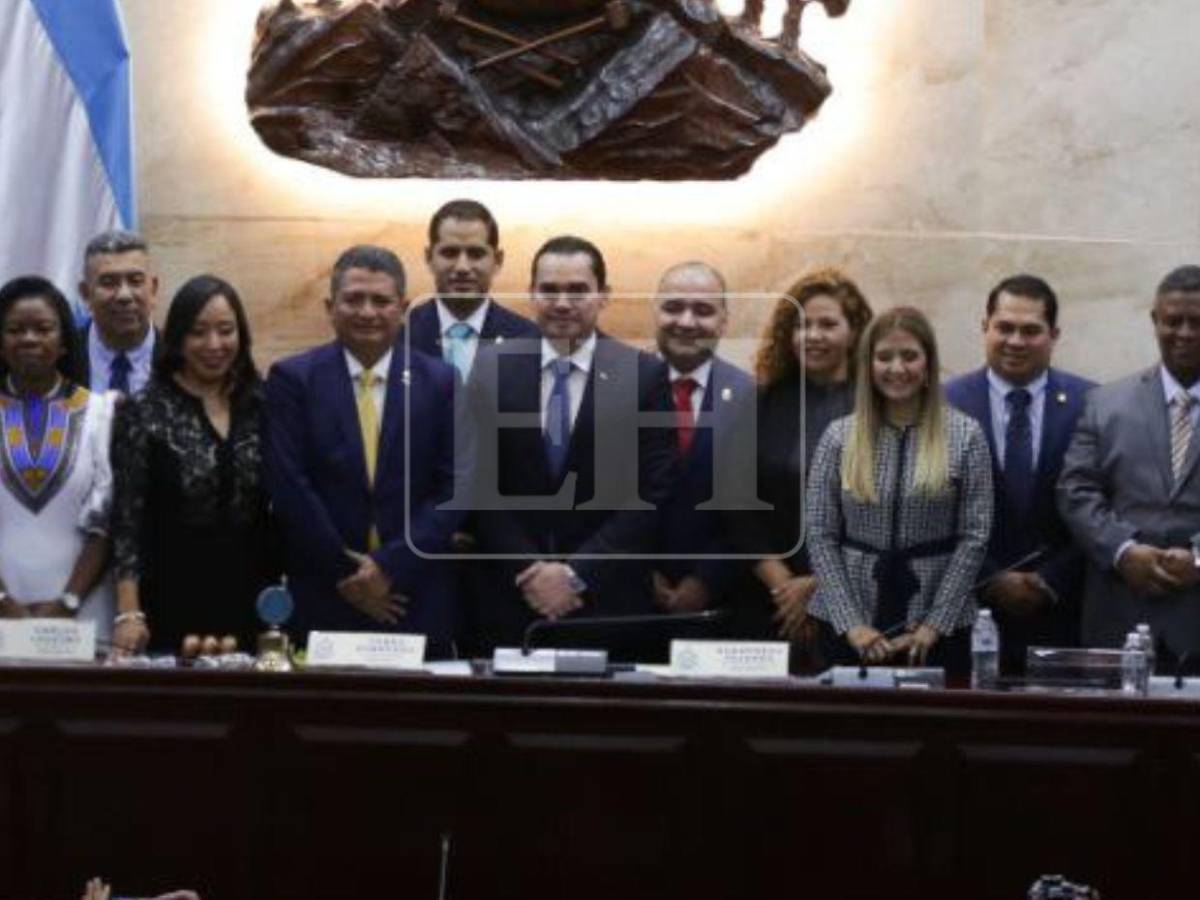 En imágenes: así fue juramentada la nueva Junta Directiva del Congreso Nacional​​​​​