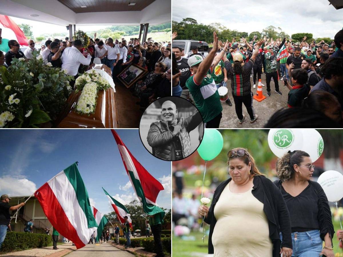 ¡Tristeza total! Así fue el último adiós al presidente del Marathón, Orinson Amaya