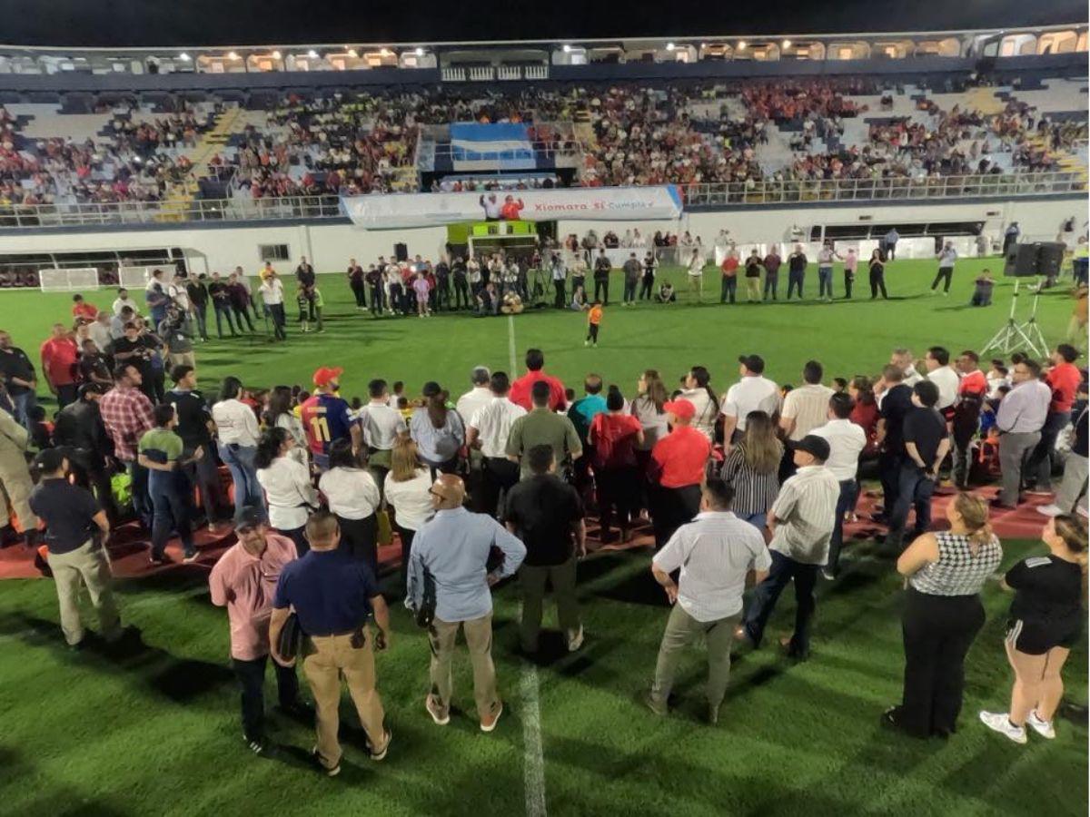 Así quedó el estadio Juan Ramón Brevé de Juticalpa luego de las remodelaciones