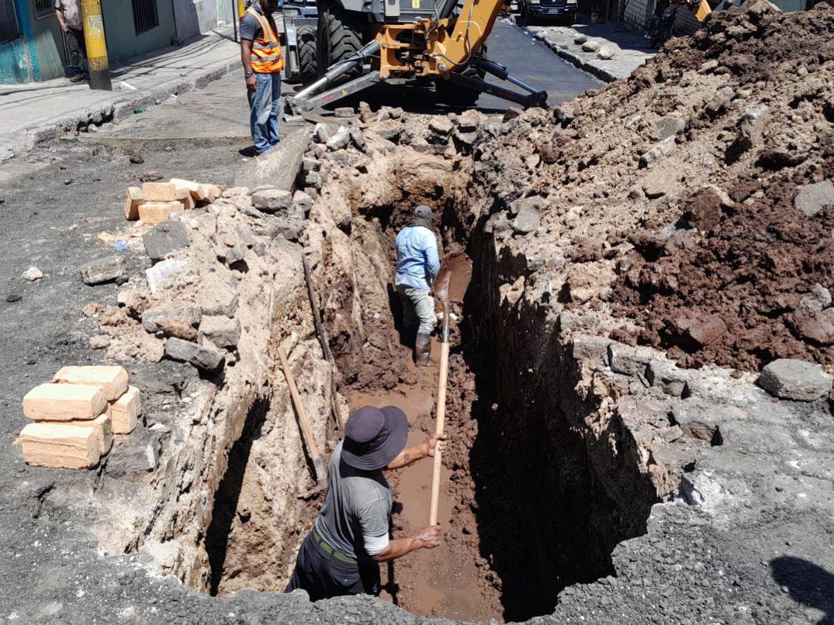 Cerrado está tramo de la avenida San Martín de Porres en el barrio Morazán