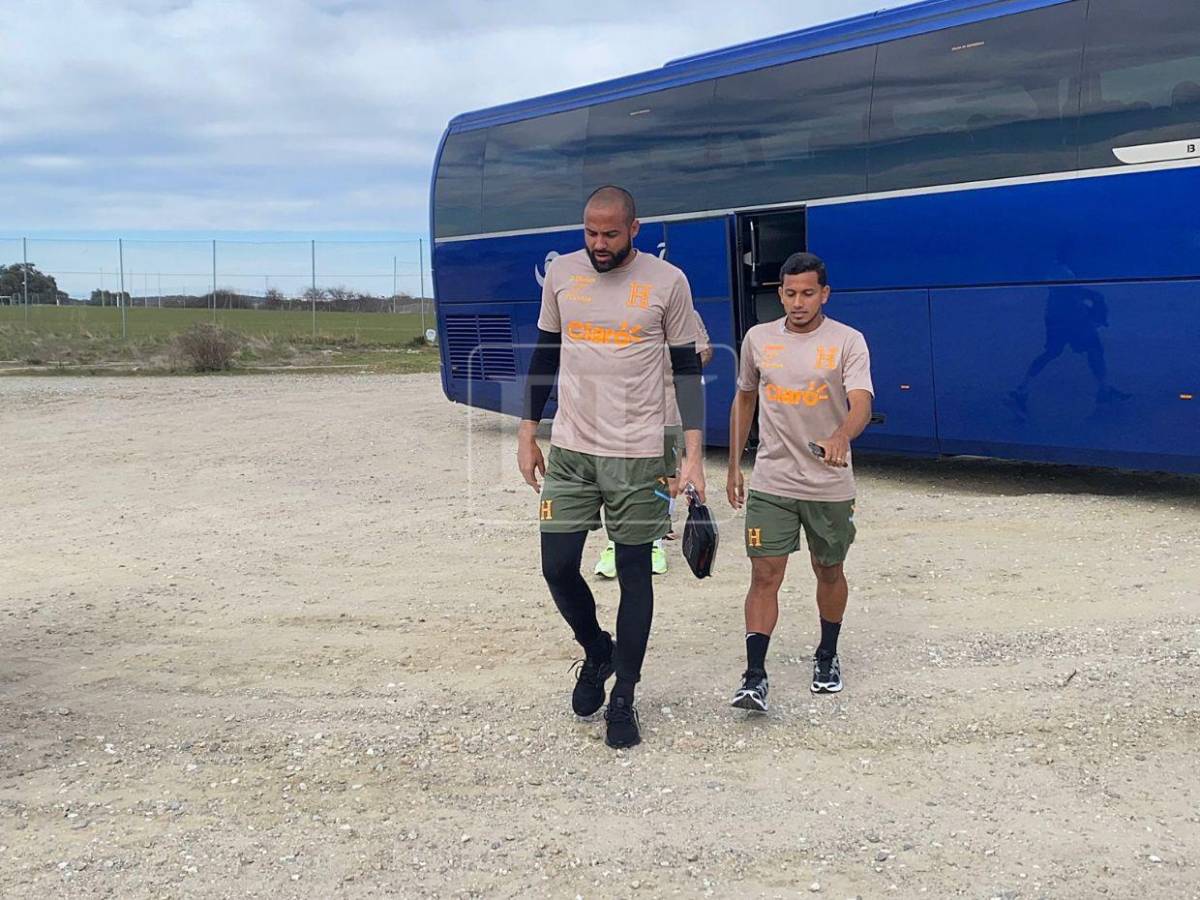 Clima frío y novedades: así fue el tercer día de entrenamiento de Honduras en España