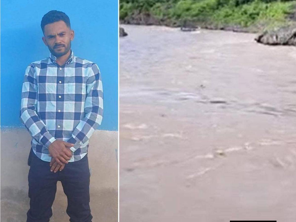 Dilver Ruiz murió ahogado tras  salvar a su hija cerca del río Patuca