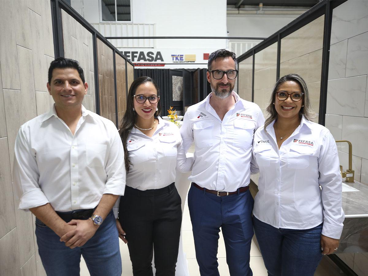 Equipo gerencial FEFASA, quienes forman parte de esta gran cadena de ferreterías hondureñas a nivel nacional.