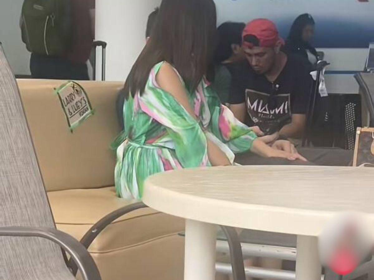 ¿Se acabó el amor? Novio de Milagro Flores es captado ignorándola por estar en su celular