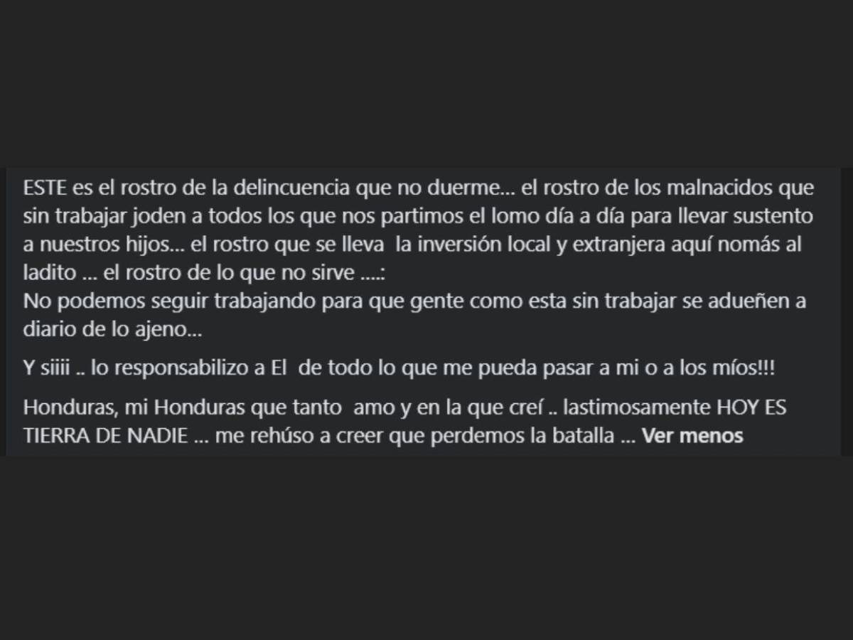 “Lo responsabilizo a él: mensaje de exministra de Sedis antes de  entregarse tras matar a supuesto ladrón