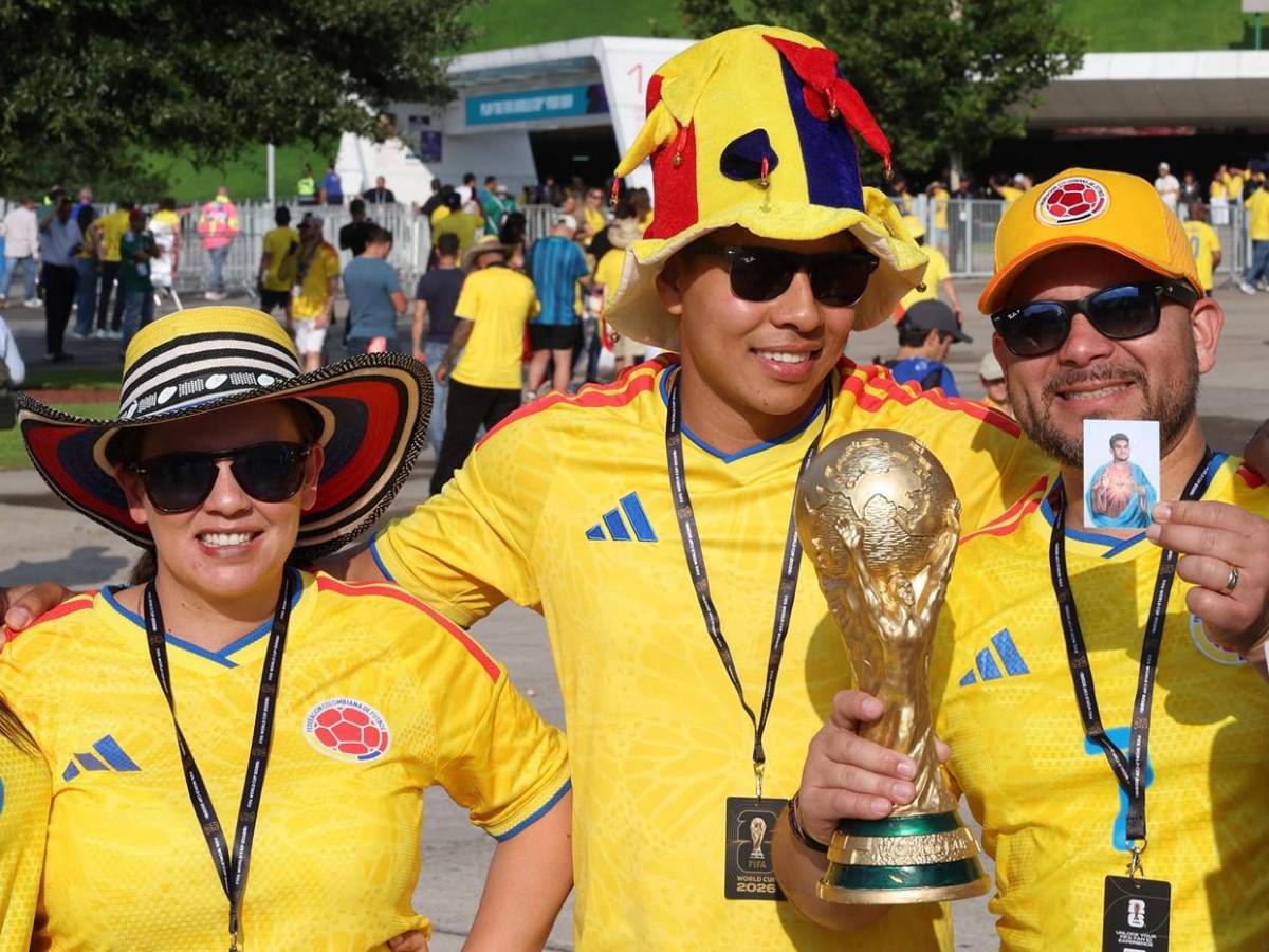 La colorida previa de Colombia ante RD Congo por la clasificación anticipada