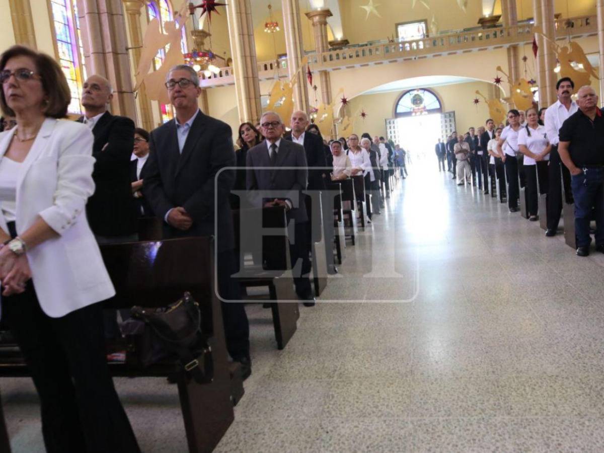 Realizan misa de cuerpo presente en Basílica de Suyapa para despedir a don Emilio Larach