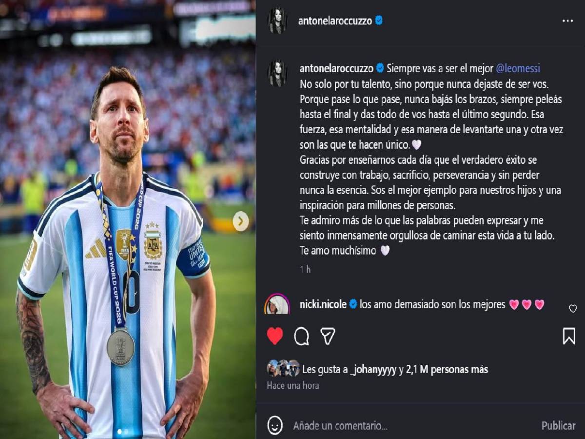 Antonela Roccuzzo rompe el silencio: mensaje a Messi tras el Mundial que impacta a Argentina