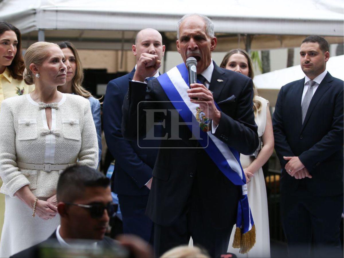 “Sin odio, sin venganza”: el mensaje de Asfura a la militancia del PN en la plaza La Merced