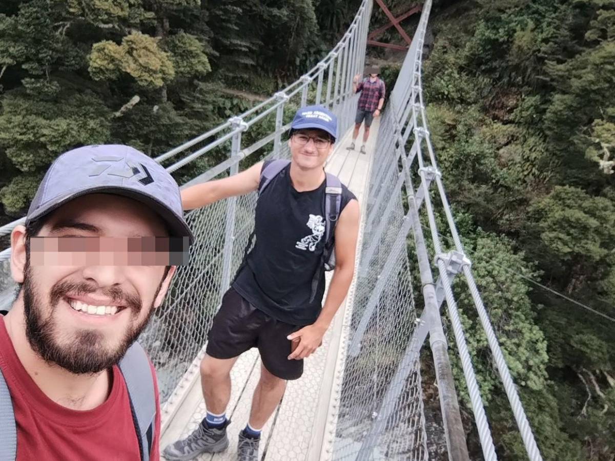 Héctor Gastón, el argentino que desapareció al caer a un río en Nueva Zelanda