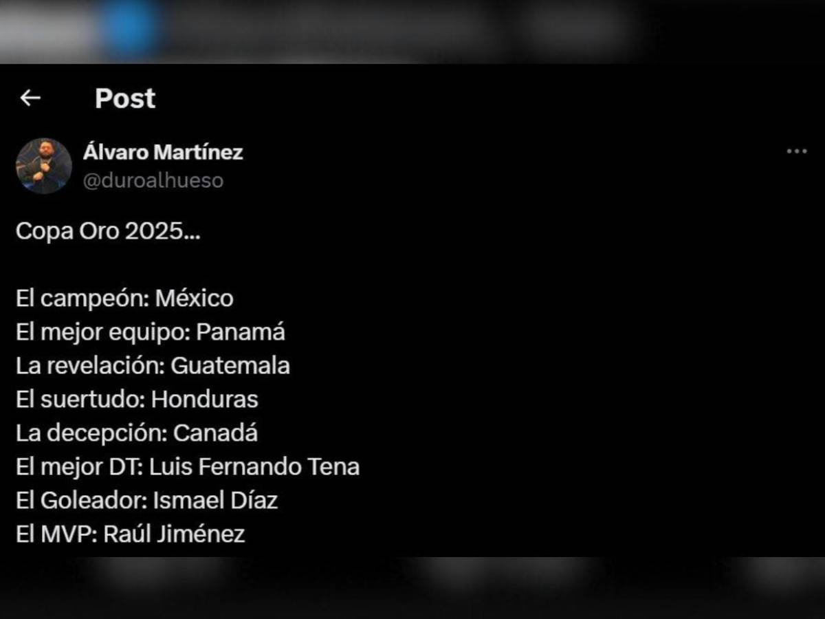 En Panamá afirman que hubiesen ganado la Copa Oro: lo que dice la prensa tras título de México