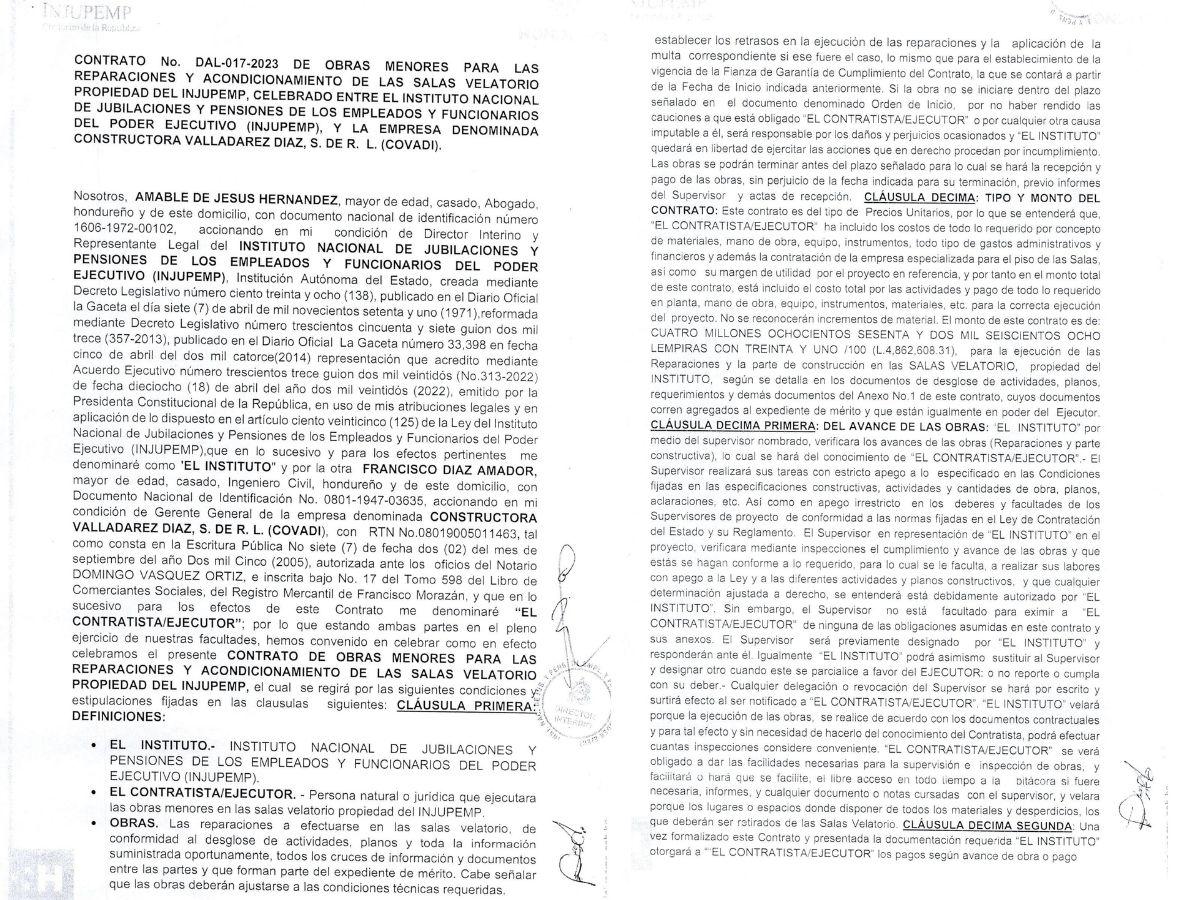 $!La Unidad Investigativa de EL HERALDO Plus logró recopilar algunos de los pocos documentos que existen de los procesos de contratación sobre la sala velatoria.