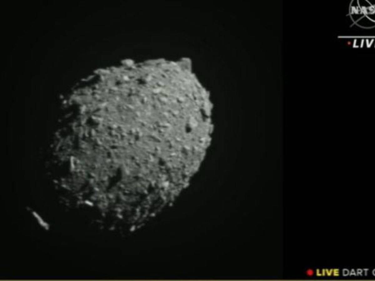 VIDEO: Así fue el impacto de nave de la NASA contra asteroide Dimorphos