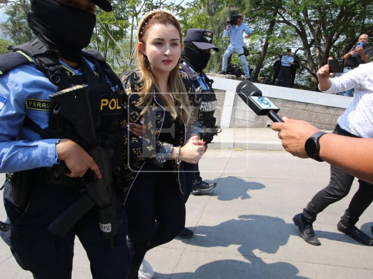 Trasladan a Tegucigalpa a Yosary Valle, hija de principal cabecilla de los Valle Valle