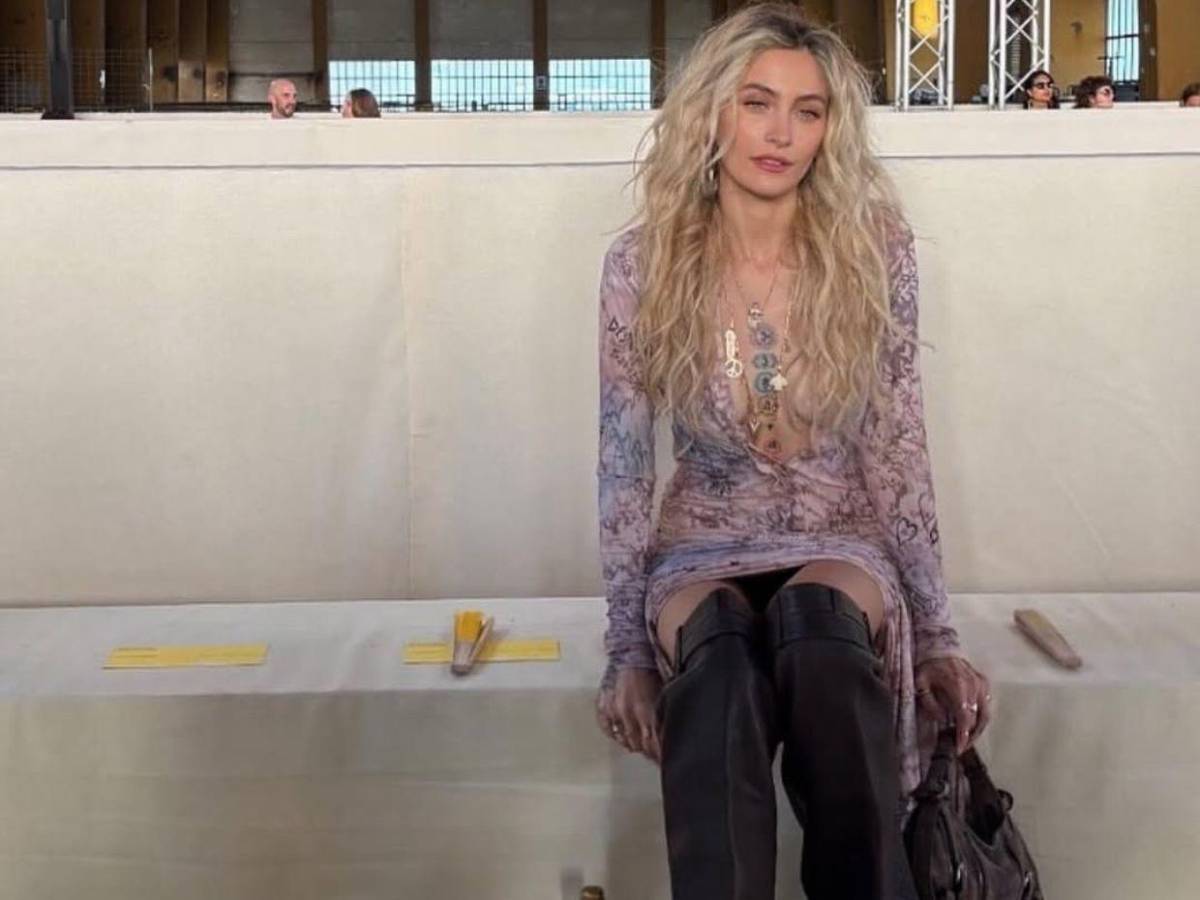 Paris Jackson muestra los daños que el consumo de drogas dejó en su nariz